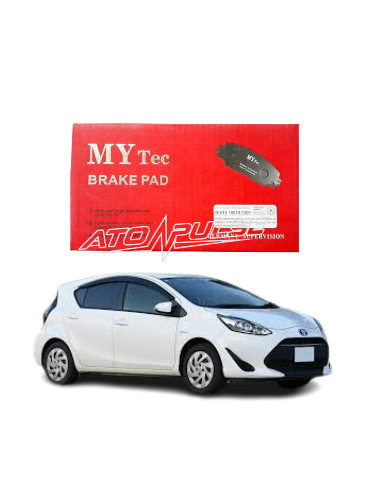 Toyota aqua mytec disc pads