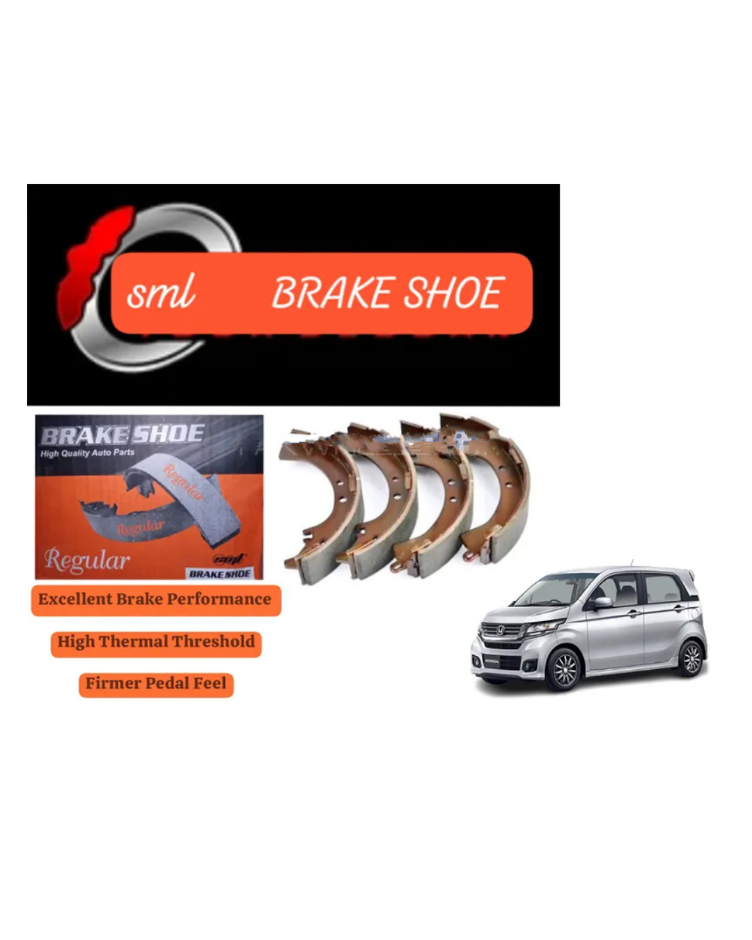 Honda N Wagon sml brake shue