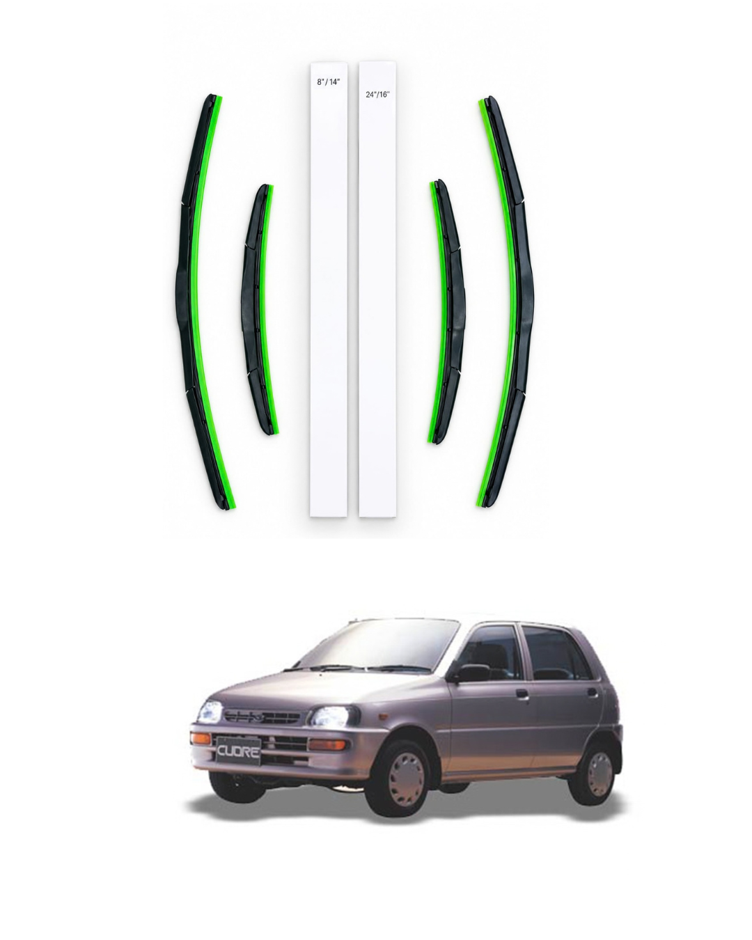 Daihatsu Cuore Wiper blades Geniune type