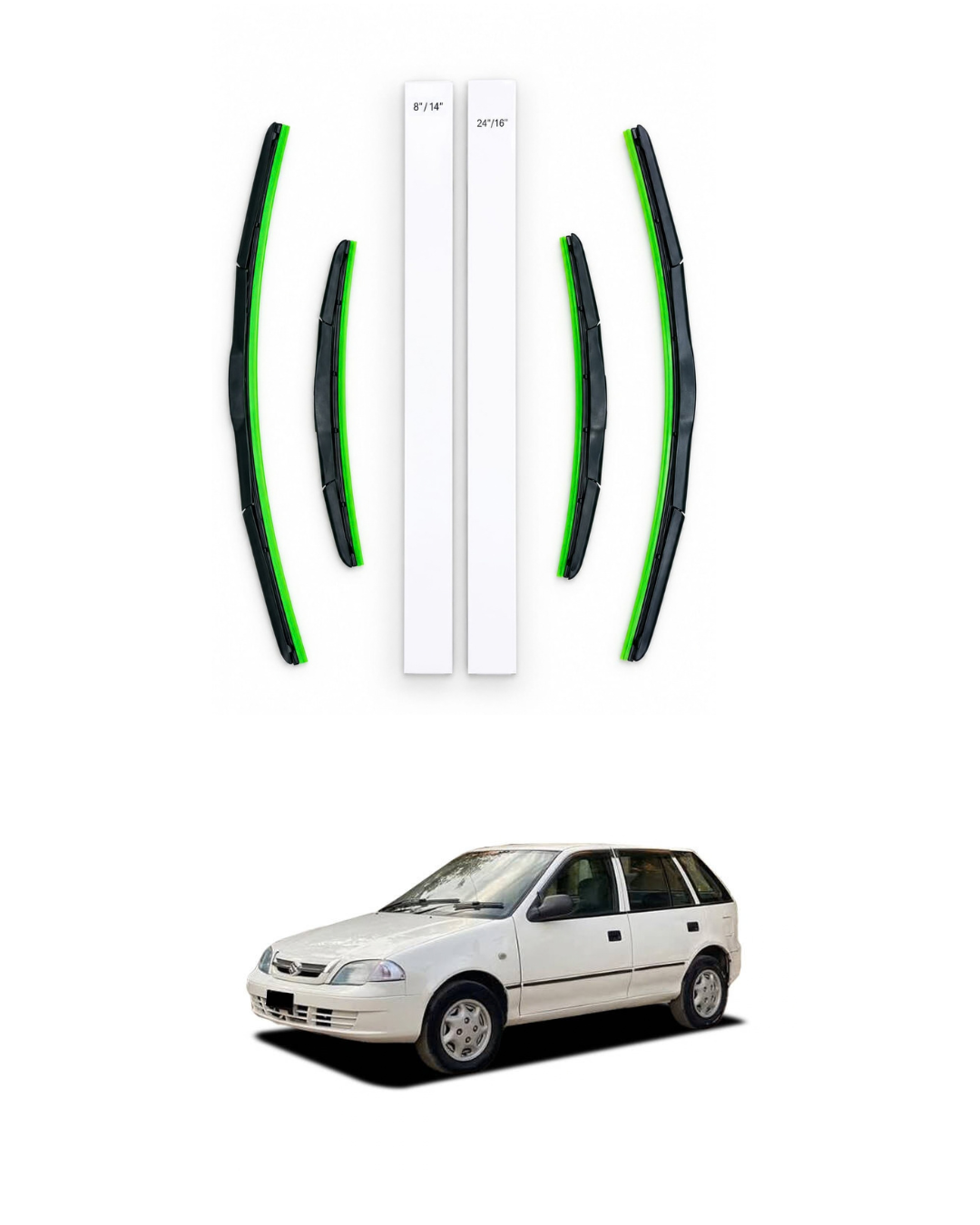 Suzuki Cultus old shape Wiper blades Geniune type