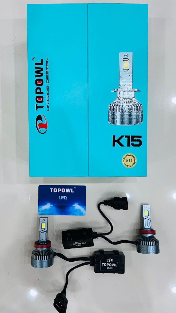 LED Top Owl K-15 Available in H 4 , 9005, H11