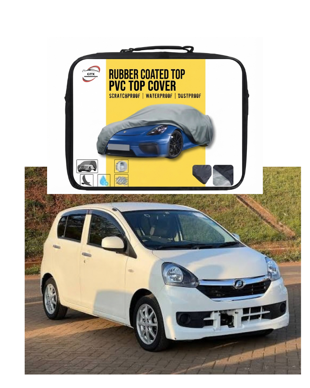 Daihatsu Mira Rubber Coated Top Cover