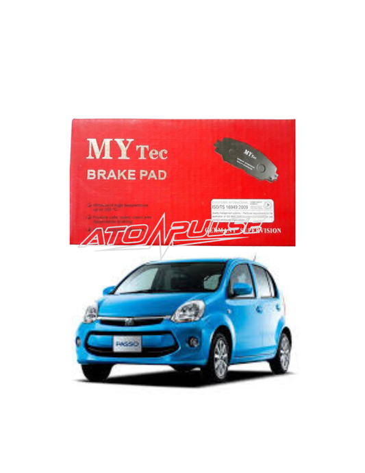 Toyota passo mytec disc pads