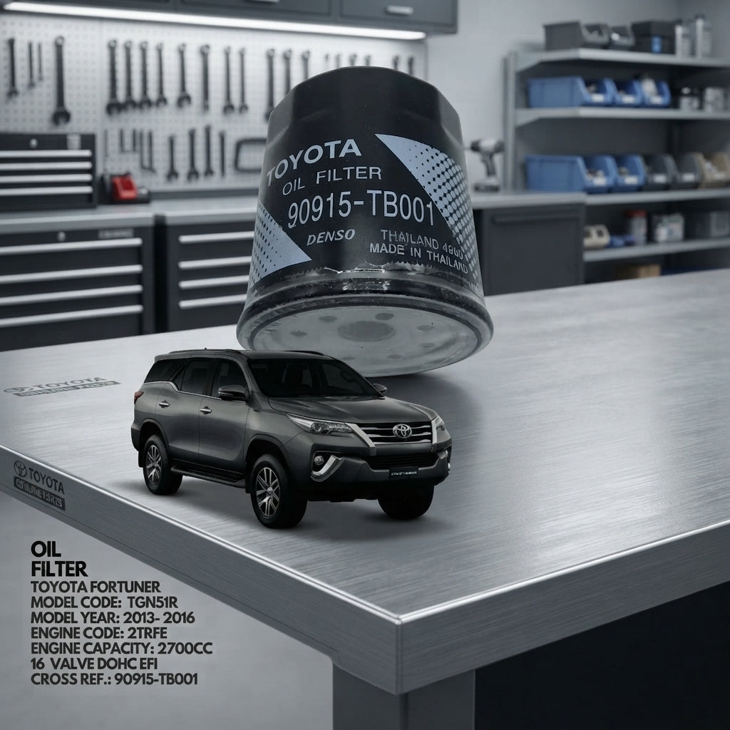 Toyota Fortuner All Models Geniune Oil Filter