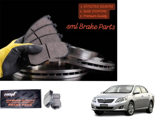 Toyota Corolla 2009-2026 Sml rear disc pads