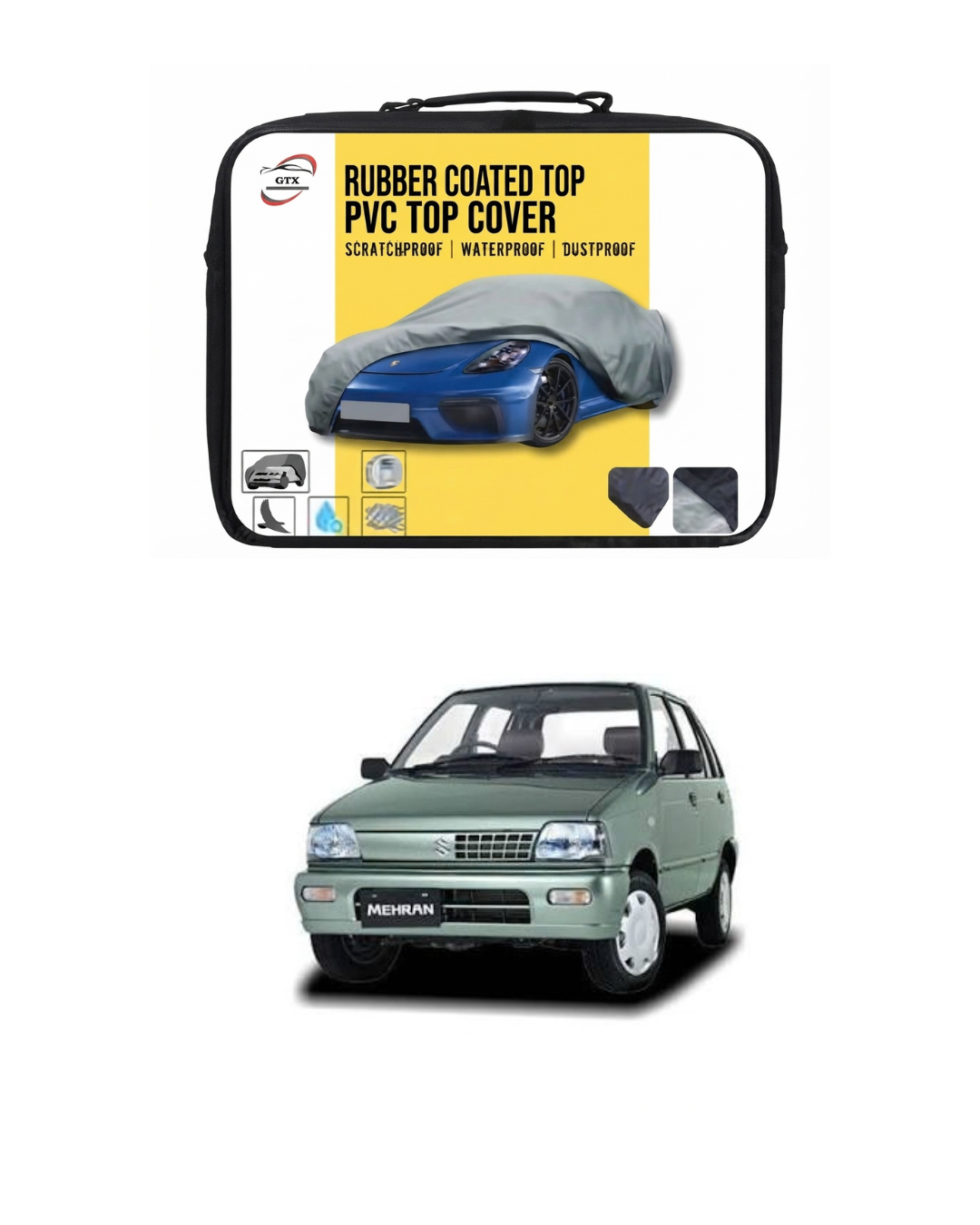 Suzuki Mehran Rubber Coated Top Cover