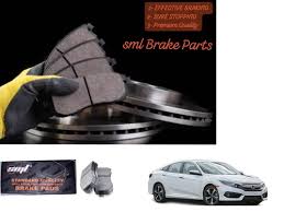 Honda Civic 2016-2026 sml rear disc pads