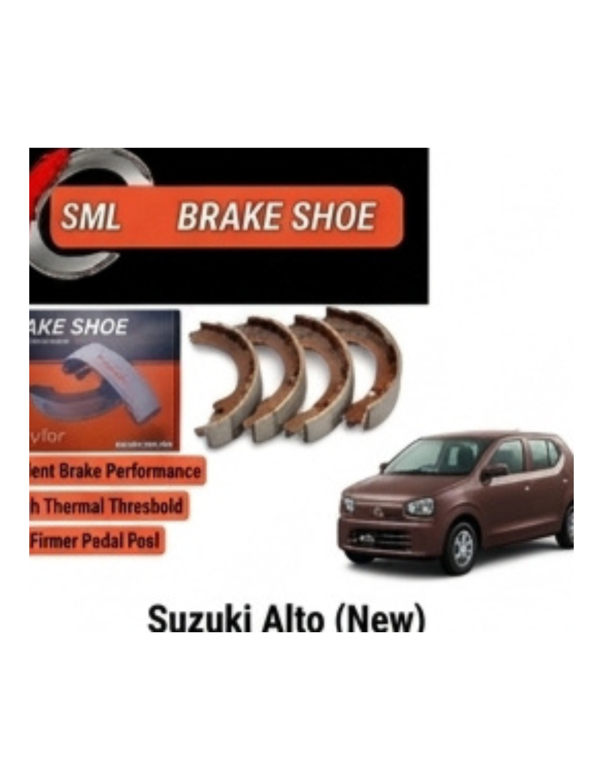 Suzuki Alto new 2019-2026 sml brake shue