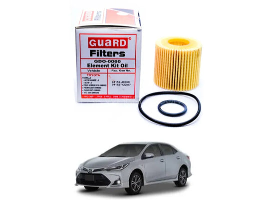 Toyota Corolla Altis 1.6 All models Guard oil Filter