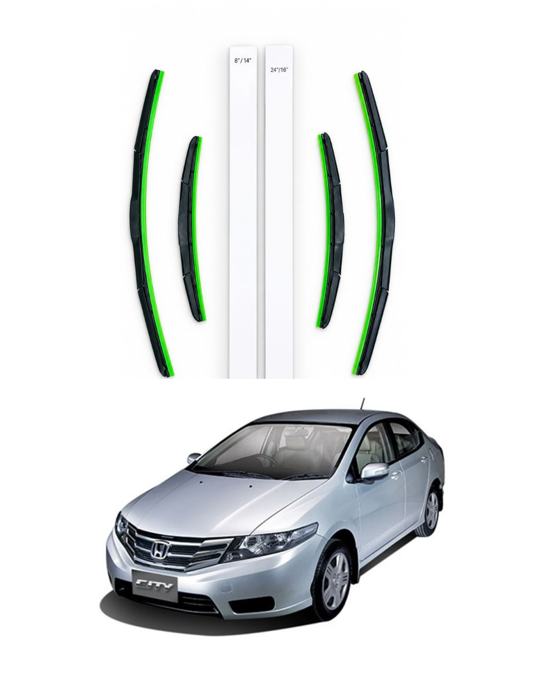 Honda City 2009-2021 Wiper blades Geniune type