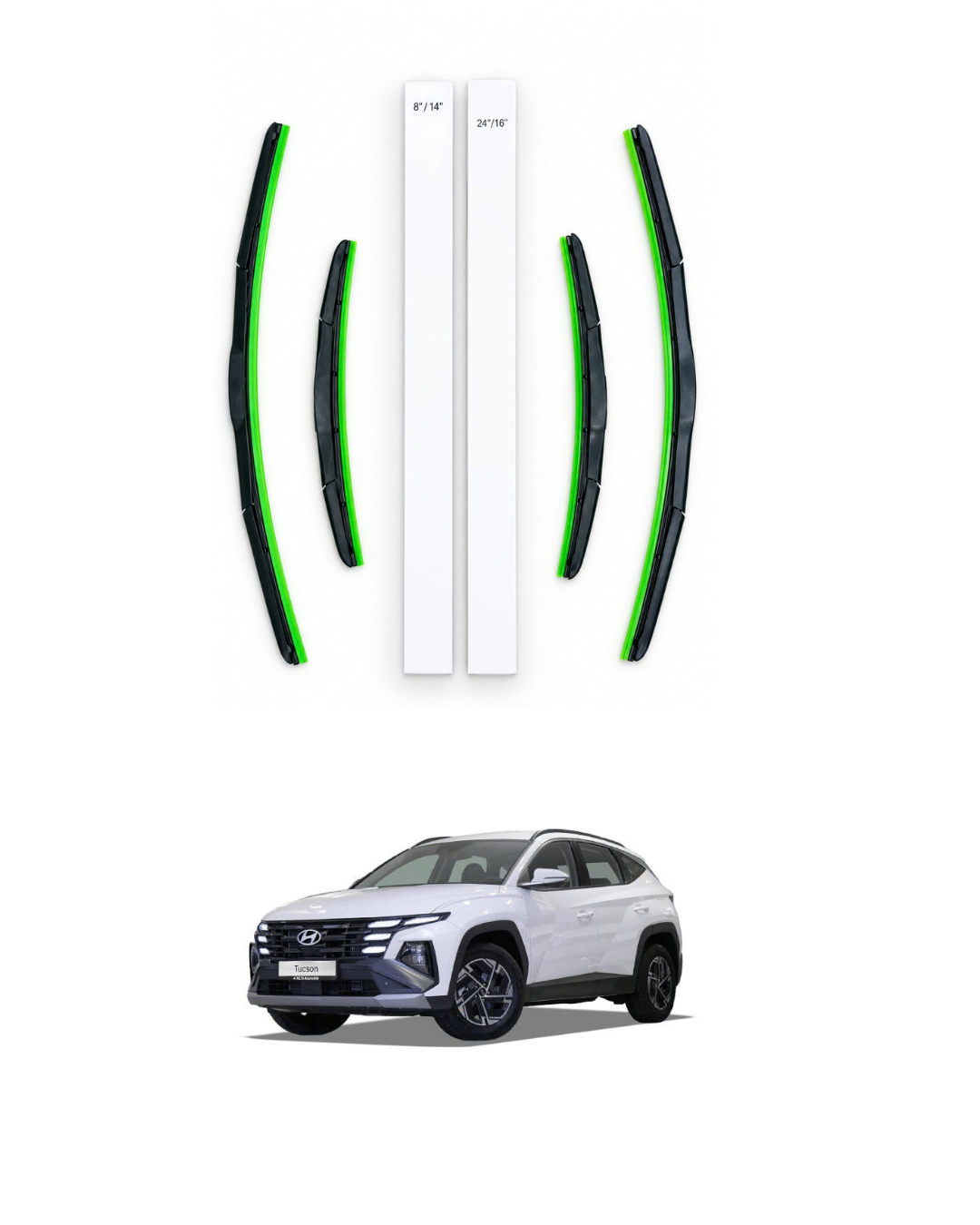 Hyundai Tuscon Wiper blades Geniune type