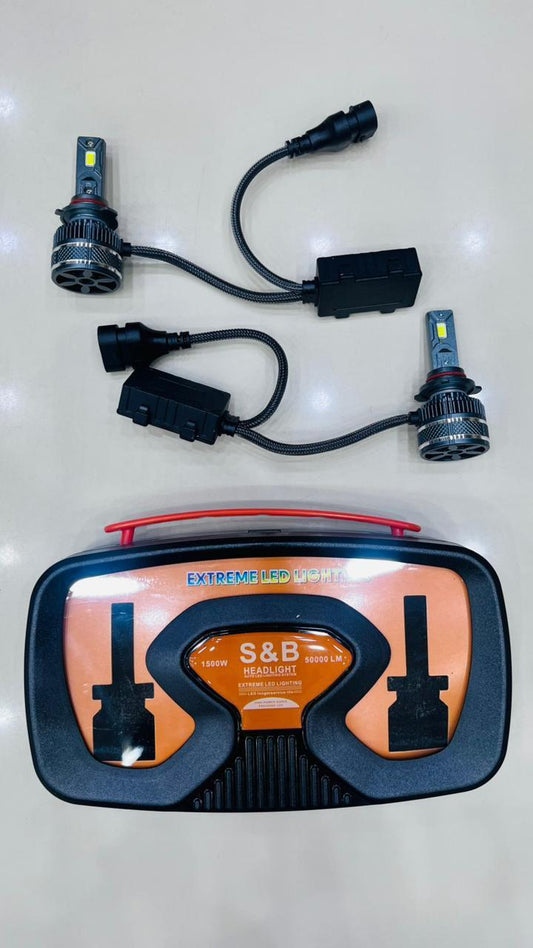 LED S&B  1500W 50000LM Available in 9005, H11